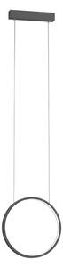 Lampada a sospensione LED AGARO nera 8,4 W, bianco caldo 1025 lm, alluminio, dimensioni: 181 x 27 x 4 cm, IP20, Shilo