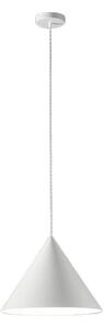 Lampadario conico perenz iconic 8406 b e27 led 40cm bianco opaco - Perenz