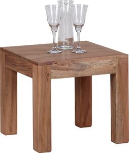 Wohnling tavolino in acacia massiccia 45 x 45 cm in legno massiccio; WL1.446