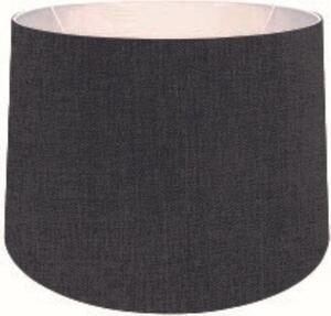 DecHome Lampada da Terra Stile Minimal in MDF con Paralume Tessuto Interruttore On/Off Attacco E27 Dimensioni 32x134.5 cm colore Nero - Deco