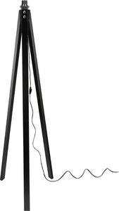 DecHome Lampada da Terra Stile Nordico in MDF Base a Tre Gambe Attacco E27 Interruttore On/Off Dimensioni 45x135 cm colore Nero - Deco