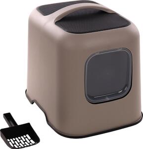 Lettiera chiusa per gatti Flamingo Trudy taupe