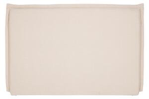 Testiera in tessuto effetto lino beige L160 cm PIA