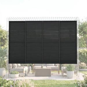 VivaGarden Laterale Scorrevole per Pergola Bioclimatica con Lamelle Orientabili 370 x 238 cm colore Antracite - GA802147-DGRE