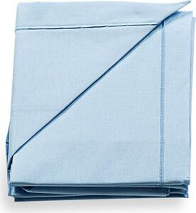 Italbaby Lenzuola Lettino Neonato Set in Cotone Federa + Sopra + Sotto con Angoli colore Azzurro