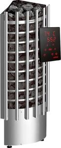 Stufa elettrica per sauna Harvia Glow Corner XE 9,0 kW in acciaio | HTRC904XE