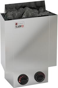 Stufa per sauna Sawo Nordex Mini 3,6 kW, acciaio | con comando integrato | NRM-36NB-Z