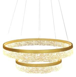 Lampadario LED a cavo GALA LED/54W/230V, diametro 60 cm, finitura dorata