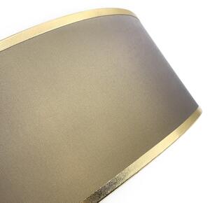 Plafoniera SIRJA DOUBLE 2xE14/15W/230V diametro 35 cm marrone/oro