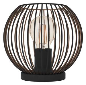 Eglo 901872 - Lampada da tavolo ALMANZORA 1xE27/60W/230V nera