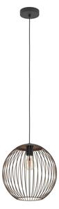 Eglo 901868 - Lampada a sospensione con cavo ALMANZORA 1xE27/60W/230V nera