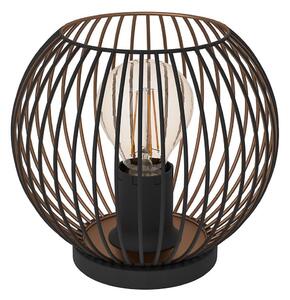 Eglo 901872 - Lampada da tavolo ALMANZORA 1xE27/60W/230V nera