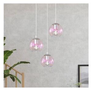 Eglo 901921 - Lampadario a sospensione su cavo ARISCANI 3xE27/60W/230V, cromo lucido