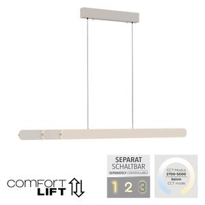 Schöner Wohnen 12577-39 - Lampada a sospensione dimmerabile su cavo ADRIANA 2xLED/24W/230V grigia