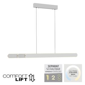 Schöner Wohnen 12577-16 - Sospensione LED dimmerabile su cavo ADRIANA 2xLED/24W/230V bianco