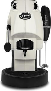 DIDIESSE OUTLET - Macchina da Caff a Cialde Potenza 450 Watt con Frullino Montalatte e Doppio Portacialde Erogatore Acqua Calda per Caff e T col