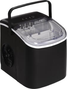 DecHome Macchina del Ghiaccio 9 Cubetti in 6-12 Minuti con Cestello e Paletta Inclusi 23.8x30.5x29 cm colore Nero
