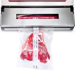 Magic Vac Macchina Sottovuoto Professionale 18 Lt/min Barra saldante da 30cm Struttura in Acciaio Inox - V772PK2 Jumbo 30evo