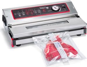 Magic Vac Macchina Sottovuoto Professionale 18 Lt/min Barra saldante da 30cm Struttura in Acciaio Inox - V772PK2 Jumbo 30evo