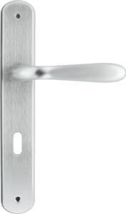 Forme Maniglia porta con Placca Q8/70 Materiale Lega colore Cromo Satinato - Goccia 8/70 C02