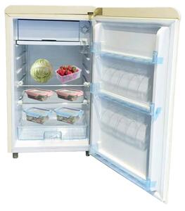 DCG Mini Frigo Frigobar 100 Litri con Congelatore colore Crema Retr Line - MF100C