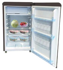 DCG Mini Frigo Frigobar 100 Litri con Congelatore colore Nero Retr Line - MF100B