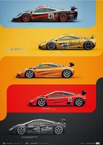 Stampa d'arte McLaren F1 Gtr - Family, Automobilist