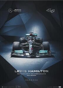 Stampa d'arte Mercedes-amg Petronas F1 Team - Lewis Hamilton - 2021, Automobilist