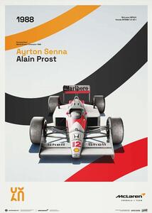 Stampa d'arte McLaren Racing - MP4 4 - 60th Anniversary - 1988, Automobilist