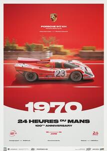 Stampa d'arte Porsche 917 Kh - 24h Le Mans - 100th Anniversary - 1970, Automobilist