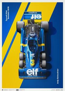 Stampa d'arte Tyrrell P34 - Jody Scheckter - Swedish Grand Prix - 1976, Automobilist