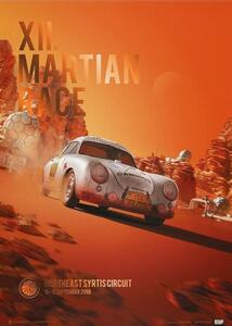 Stampa d'arte Porsche 356 Sl - Future - Xii Martian Race - 2096, Automobilist