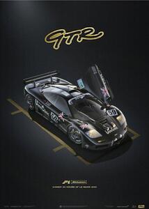 Stampa d'arte McLaren F1 Gtr - 24h Le Mans, Automobilist