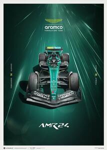 Stampa d'arte Aston Martin Aramco Formula One Team - AMR24 - Hyper-Focus - 2024, Automobilist