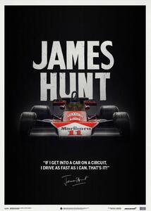 Stampa d'arte McLaren M23 - James Hunt - Quote - Japanese Gp - 1976 - Limited Poster, Automobilist