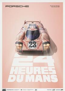 Stampa d'arte Porsche 917 20 - Pink Pig - 24h Le Mans - 1971 Limited Poster Re-edition, Automobilist