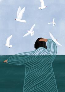 Illustrazione Seaside, Bea Muller