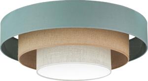 Duolla-Plafoniera LED LUNETA LED/26W/230V diametro 60 cm 4000K turchese/beige