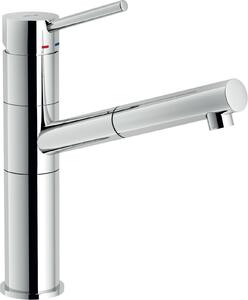 NOBILI Miscelatore Cucina con Doccetta Estraibile Monocomando con Finitura Cromo lucido - SN00717CR