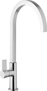 Argo Miscelatore Cucina con Canna a L Rubinetto Monocomando finitura Cromo - 3322 Positano