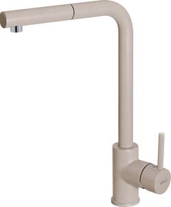 ELLECI Miscelatore Cucina con Doccetta estraibile Rubinetto Monocomando Lavello colore Avena G51 - MGKTRP51 Trail Plus