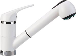 Plados Miscelatore Cucina con Doccetta estraibile Rubinetto Monocomando colore Cromo 40 - PLUSMIXEXT