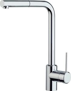 PAINI Miscelatore Cucina con Doccetta estraibile Rubinetto Monocomando colore Nero - 78YO591A90 Amalfi