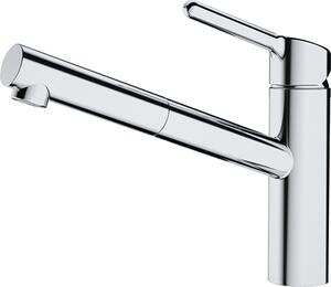 Franke Miscelatore Cucina con Doccetta estraibile Rubinetto Monocomando Lavello colore Inox - 115.0623.055 Orbit