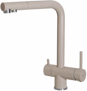 ELLECI Miscelatore Cucina Filtrante Monocomando con Canna Girevole colore Avena - MGKTOU51 Tourmaline