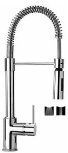 Argo Miscelatore Cucina con Doccetta Rubinetto Monocomando finitura Nero Opaco - 2388 Modena