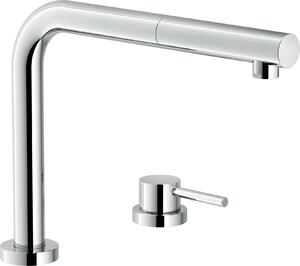 NOBILI Miscelatore Cucina Monocomando con bocca a scomparsa con Finitura Cromo lucido - AQ93500CR