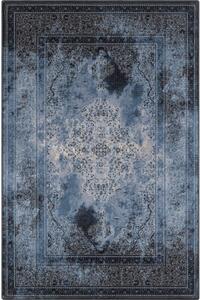 Tappeto blu in lana 100x180 cm Difida – Agnella