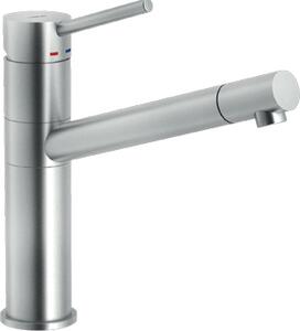 NOBILI Miscelatore Cucina Monocomando con Finitura Inox spazzolato - SN00713IX