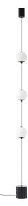Lampada da terra Lucande, Darrow, dimmerabile, Bianco, Soggiorno, Vetro, Moderno